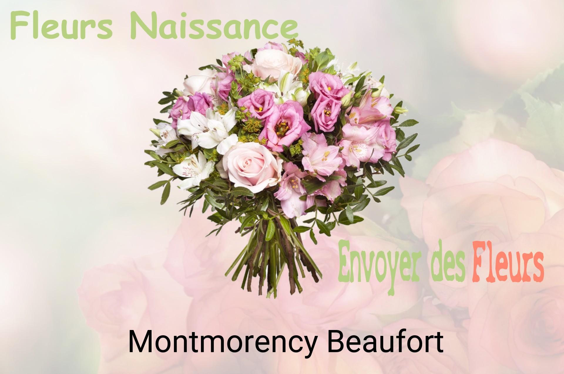 Bouquet de fleurs de naissance livré à Montmorency-Beaufort